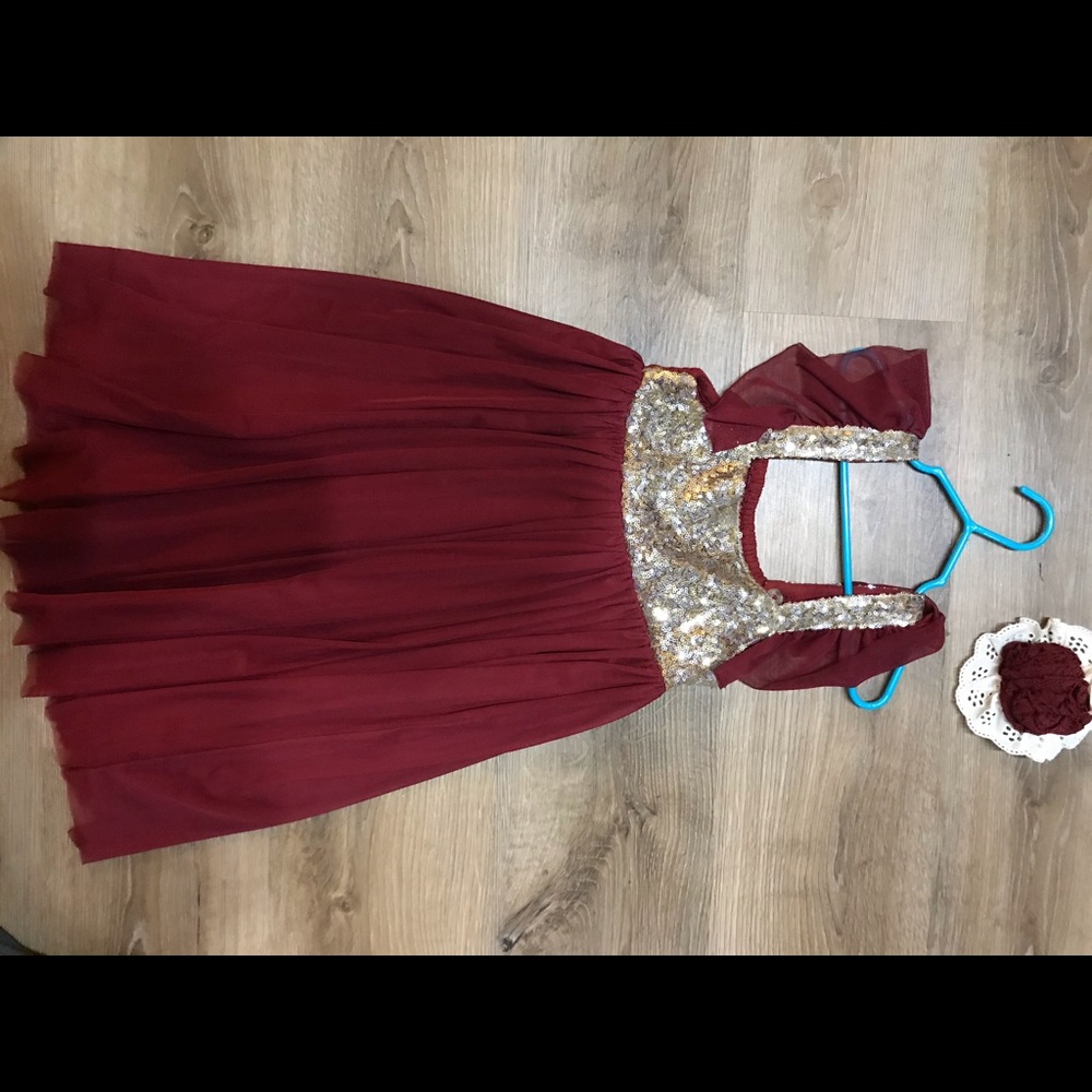 Mustard pie brand dress Sz 4 wore once for pic!